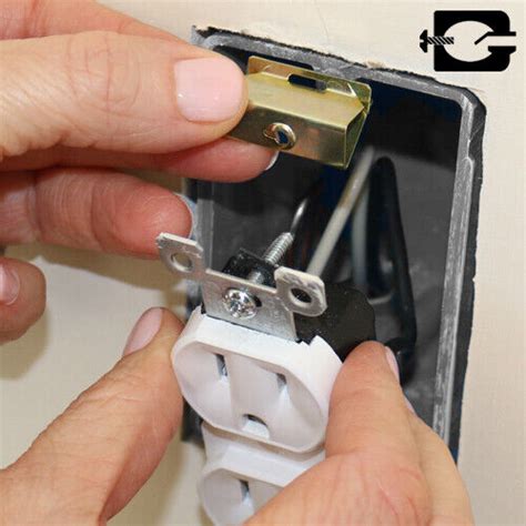 g-clip electrical box repair lowes|loose electrical box replacement.